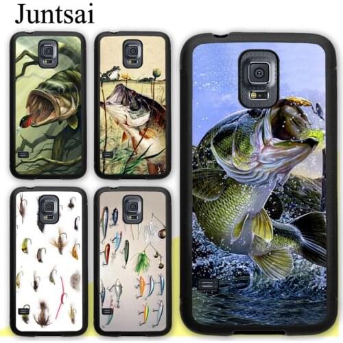 Bass Fishing Baits Lures Hook Tackle Case For Samsung Galaxy Note 20 Ultra S9 S10 S20 Plus A51 A71 A70 A50 M31 M21 A31 A21S A20e