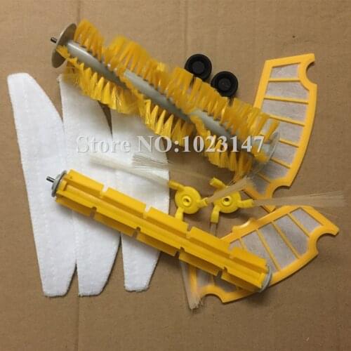 For A320 A325 A335 A336 A337 A338 Accessories for Robot Vacuum Cleaner Main Brush,Rubber Brush,Ring,Side Brush,HEPA Filter,Mop