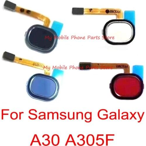 Touch ID Fingerprint Sensor Return Back Home Menu Button Key Flex Cable For Samsung Galaxy A30 A305 A305F Repair Spare Parts