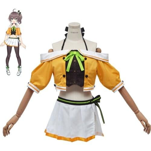 Hololive VTuber GAMERS YouTuber Natsuiro Matsuri Cosplay Costumes Women Cute Dress Top Skirts Halloween Uniforms Custom Made