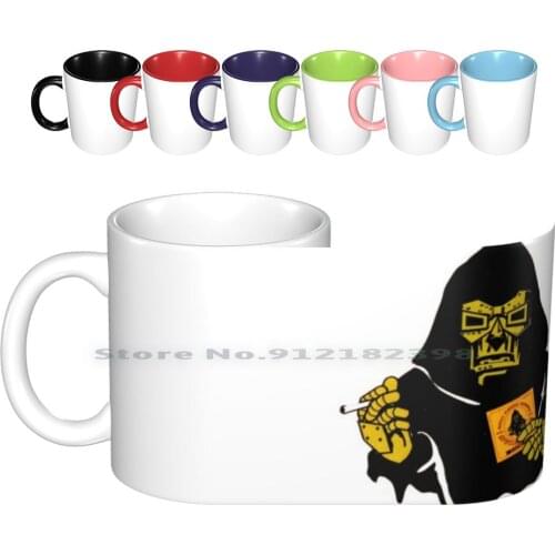 Mf Doom Ceramic Mugs Coffee Cups Milk Tea Mug Comic Mf Doom Daniel Danger Hip Hop Rap J Dilla Old Music Old Era Doom Hip Mf Hop