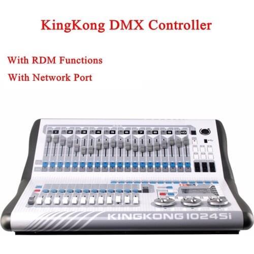 KingKong 1024Si DMX Controller DJ Equipment DMX512 Console Stage Lighting For LED Par Moving Head Spotlights Disco DJ Controlle