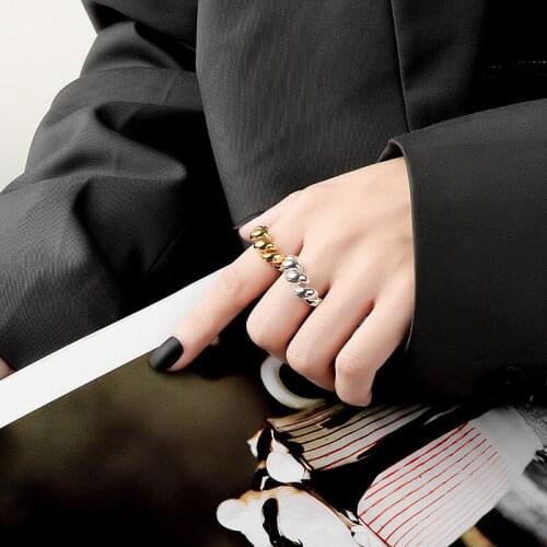 Personality Fashion Opening Adjustable Female RingHemp Rope Winding Rings Stereoscopic Ins Wind Niche Vintage Jewelry for Women