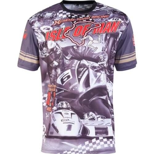 Mens Short Sleeve Motorcycle ATV Bike Off-road Motocross T-shirt Motorbike Summer Jersey