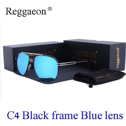 2017 REGGAEON Fashion oversize luxury mens brand design square sunglasses high quality retro female Oculos De Sol metal frame