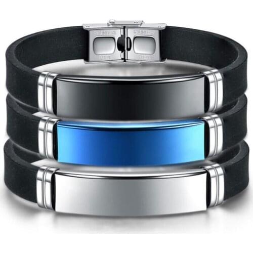 2021 New Bracelet Bangle Leather Stainless Steel Silicone Bracelets For Men Women Religious Jewelry Gift Dropshipping