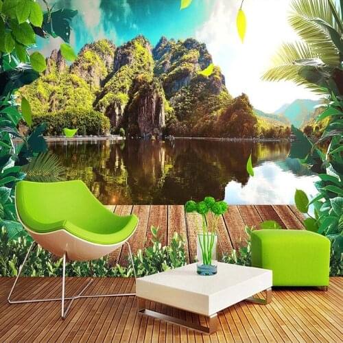 Custom 3D Wallpaper Wall Murals Nature Landscape Picture Painting Living Room Bedroom TV Background Photo Wall Papers Home Decor