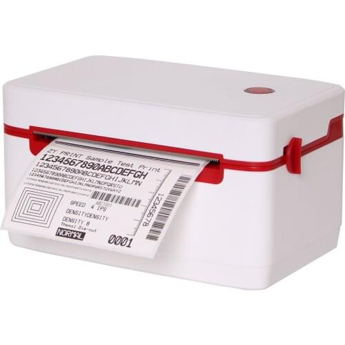 Thermal Barcode Label Printer Express Sheet 4×6 Transport Label Printer Compatible with iOs Android MAC Windows