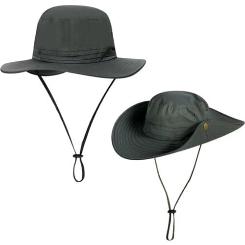 Fishing Boonie Hats Mens Foldable Sun Protection Cap Summer Wide Brim Camping Hiking Cycling Hats Sportswear Mens Hats Unisex