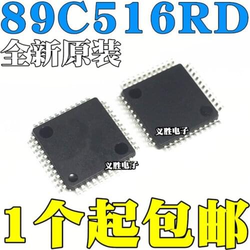 STC New and original STC89C516RD Single-chip microcomputer STC89C516RD+40I-LQFP44 New microcontroller chips, SMD IC, microcontro