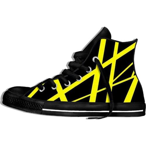 Van EVH 5150 STRIPES Halen Music Rock Fashion Lightweight High Top Canvas Shoes Men Women Casual Breathable Sneakers