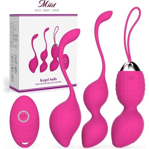 Kegel Simulator Beads Vaginal Medical Silicon Vibrating Egg Wireless Vibrator Sex Balls Exercises Clit Massager G Spot Love Egg