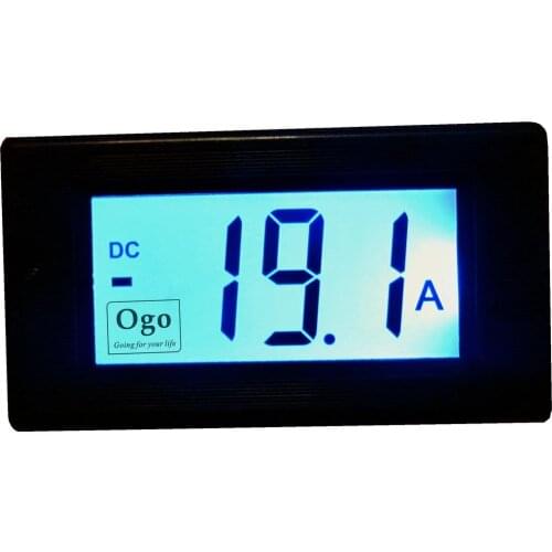 LCD Display OGO AMP Meter with Shunt 100A (OGO-AM100)