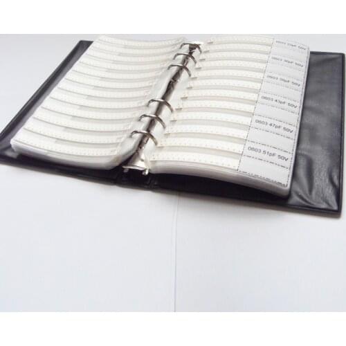 0402 0.5PF~1UF SMD Capacitor Sample Book 80valuesX50pcs=4000pcs Capacitor Assortment Kit Pack Free Shipping