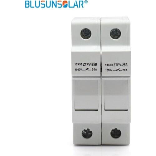 100 pcs/lot DC double fuse holder Waterproof Solar PV double Fuse Holder for PV Fuse DC 1000V LJ0255