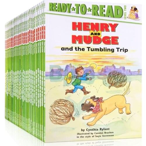 28 Books/set,Henry and Mudge,english Grade Reading Booking,English Humor Picture Story Books,help Kids Build Good Reading Habit