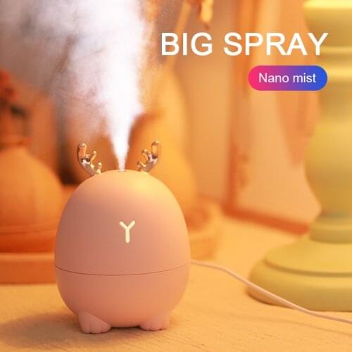 320ML Humidifier Home Creative Portable Mini Silent Working Aromatherapy Humidifier Gift USB Nanometer Atomization Moisturizing