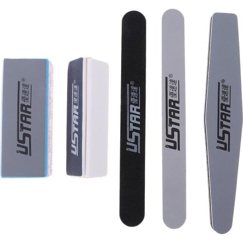 5 Pcs Different Shape Color Polishing Tools Sanding Sticks Coarse, Medium, Fine, Tri, Finishing Polishing Tools Set