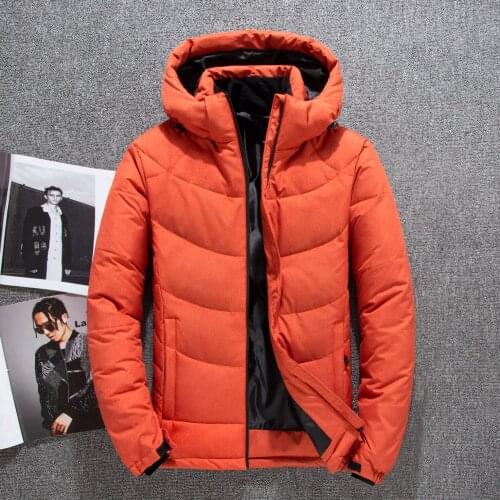 B Winter Men Down & Parkas Cotton-padded Jackets Men' s Casual Down Jackets Thicken Coats Over Coat Warm Clothing size XS-3XL