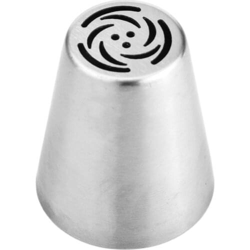 Free Shipping Stainless Steel 18/8 Large Russian Flower Icing Nozzle Cake Decorating Cupcake Piping Tips#BNO59