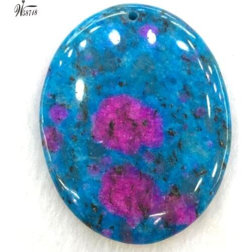 Free Shipping Women Fashion Jewelry 41x52x6mm Beautiful Howlite Oval Pendant Bead C7126