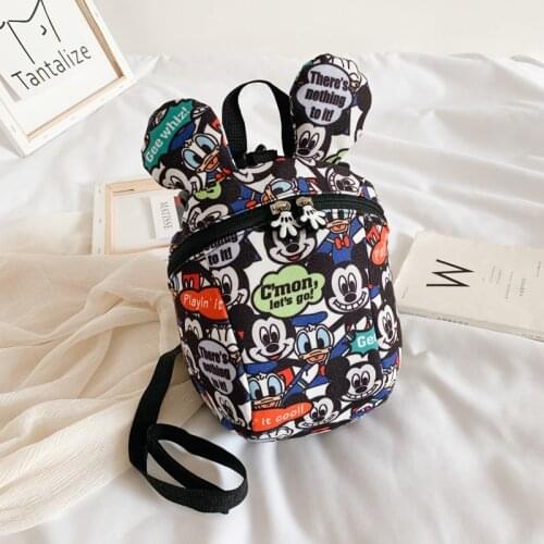 Disney Childrens schoolbag kindergarten boy girl backpack baby small schoolbag infant anti-lost backpack girl