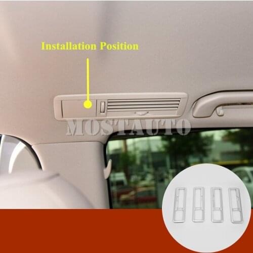 For Benz V-Class W447 Vito Interior Roof Air Vent Outlet Trim Cover 2014-2018 4pcs Car Accessories Interior Car Decor Car Trim