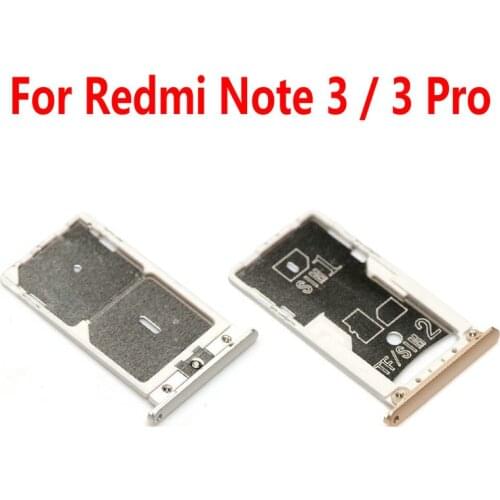 New SIM Card Tray Socket Slot Holder Adapters Replacement Parts for Xiaomi Redmi Note 3 / Note 3Pro SIM & TF Card Tray Adapters