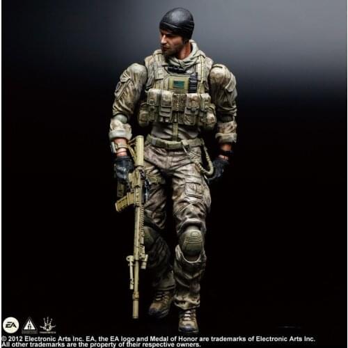 PLAY ARTS 27cm Medal of Honor Warfighter Action Figure Model Toys