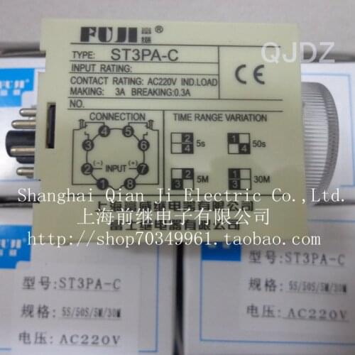 ST3PA-C AC220V 5S / 50S / 5M / 30M time relay