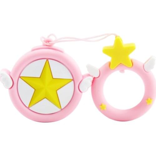 2021 New Cartoon USB flash drive 128GB Cute pink stars Pen drive Gifts for girls beautiful girly heart key chain ring Pendrive