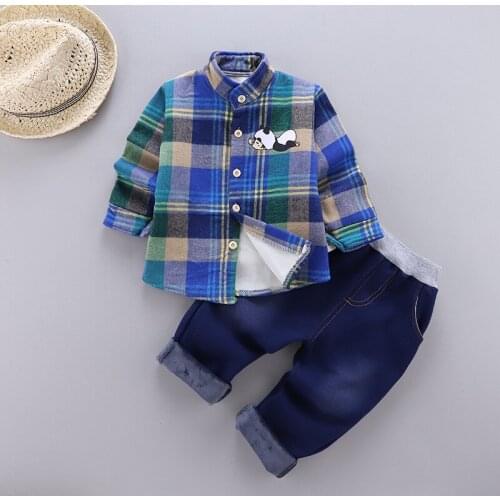 Boys Clothing Set Kids Sports Suit Children Tracksuit Boys Long Shirt + Pants Casual Clothes Set New Kids Outfit Suit 1-6Y