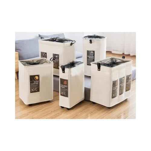 Dirty clothes storage basket folding pulley dirty clothes bathroom large laundry basket fabric hamper toy storage bucket