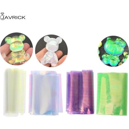 Laser Aurora AB Effect Reflective Mirror Paper DIY Epoxy Resin Jewelry Fillings