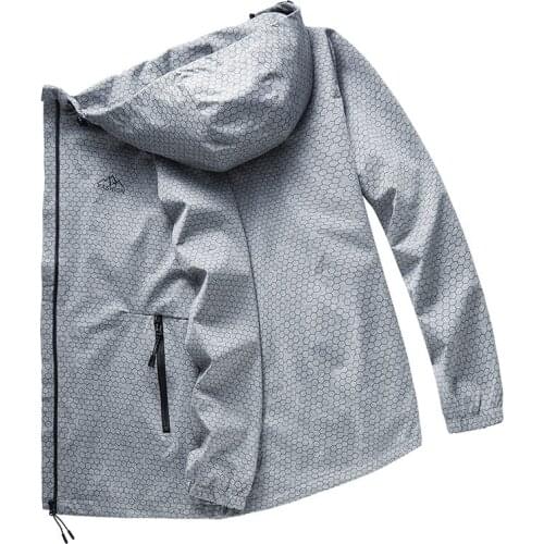 Plus size Jacket 2020 NEW spring Autumn Mens Hooded Jackets Slim Fit Long Sleeve Homme Trendy Windbreaker Coat Brand Clothing