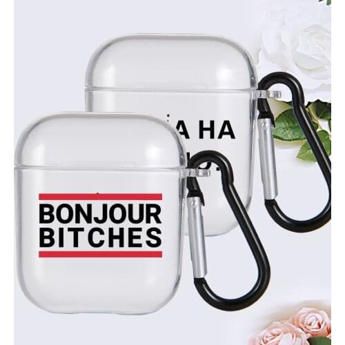 Soft Wireless Headphone Earphone Cases for Apple Airpods 1 2 3 Pro Bluetooth Protective Letter Silicone Box Covers Accessories