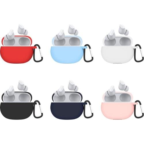 Soft Silicone Protective Cover Shell Anti-fall Earphone Case Compatible with-B-eats -Studio Buds Wireless Earbuds 95AF