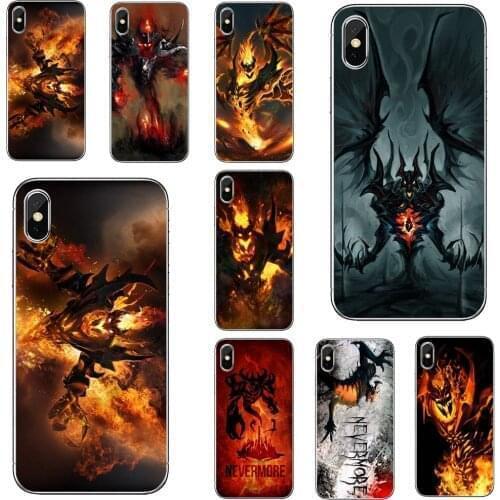 Nevermore-dota-2-Hero-Shadow-Fiend Silicone Case For Huawei Honor 6 6A 7 7X 7A 7C 8 8C 8X 9 9X 10 10i 20 Lite Play Pro