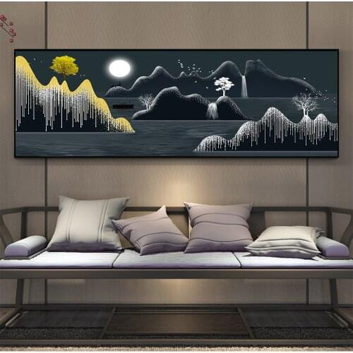 New diamond embroidery diamond art painting full drill kits Modern Minimalist Landscape puzzle diamond mosaic for wall decor