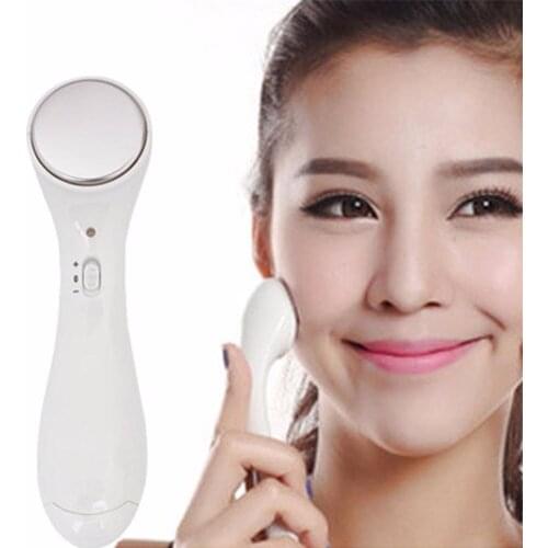New technology Mini Home Face Facial Massager Beauty Health Care Skin Lift Device Ultrasonic Ion Cleanser Whitening Anti Acne