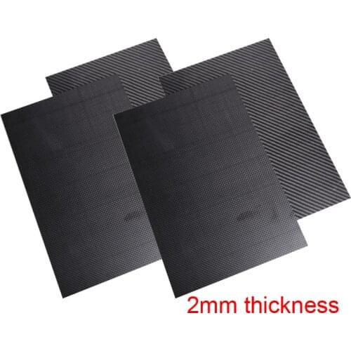 2mm thick 3K Carbon fibre sheet CFRP Carbon Fiber Reinforced Plastic Carbon Fiber CFRP plate CNC engraving model aircraft