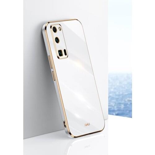 Luxury Plating Frame Phone Case For Honor 20 30 30S Pro Lite 9X X10 Play 3 5 Youth V40 P Smart Pro 2019 Silicone Soft Back Cover