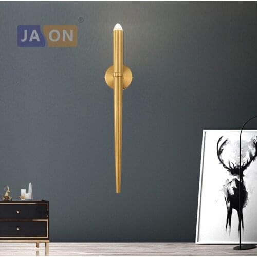 LED American Iron Crystal Golden Designer LED Wall lamp Wall Light wireless wall lamp For Bar Store Foyer Bedroom Corridor