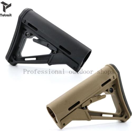 TOtrait Tactical CRT Style Stock M4 Rifle Stock JM Gen8 Gel Blaste Toy Airsoft Refile AR Series CRT BUTT Rifle Hunting Accessory