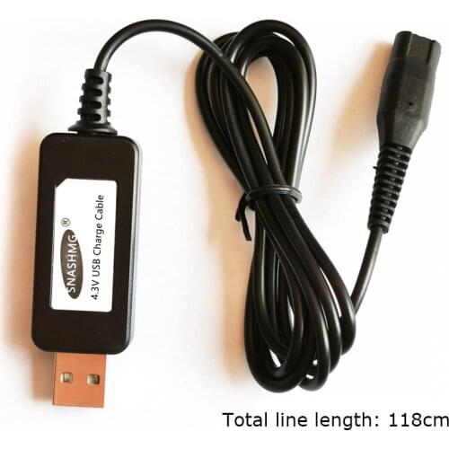 USB Charging Plug Cable A00390 4.3V Electric Adapter Power Cord Charger for Philips Shavers RQ310 RQ320 RQ330 RQ350 RQ311 RQ312