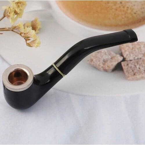 1/6 Miniature Scene Model Dollhouse Accessories Mini Handheld Smoking Pipe Toys Pretend Toy Doll House Decoration Accessory