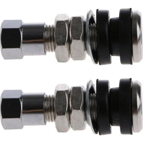 1 Pair Tire Wheel Valve Tubeless No Tube Stem Motorcycle Car Bike ATV Bicycle for motorcycles, motorbike, cars, bicycles