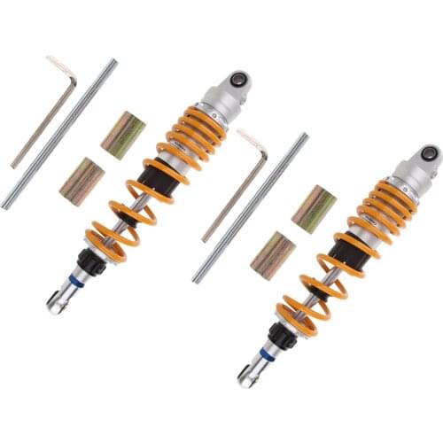 2 Pcs Aluminum Shock Absorber Motorcycle Spare Parts 320mm / 330mm / 340mm / 350mm / 360mm