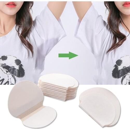 50Pcs Disposable Underarm Pad Sweat Absorbing Pad Armpit Sweat Perspiration Pads Summer Deodorants Anti Sweat Stickers