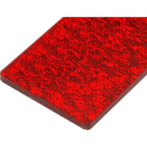 Acrylic/PMMA Fabric Patterned Color Sheets 3.0mm for Jewelries, Crafts, Art Works, Decoration - Red (CL8603)